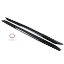MagicKit Gloss Black Side Extension Skirt For BMW 3 Series G20 G28 M-Sport Bumper 2019-2020 Auto Modification Part