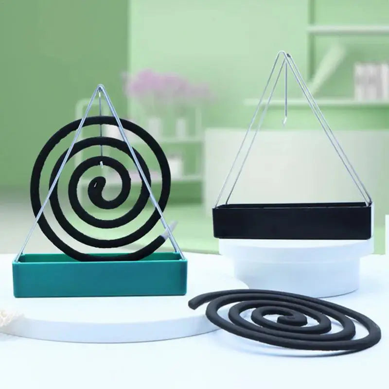 Triangular Mosquito coil holder Iron Coil Incense Burner Frame Modern Mosquito Repellent Incense Rack For Home Bedroom Patio