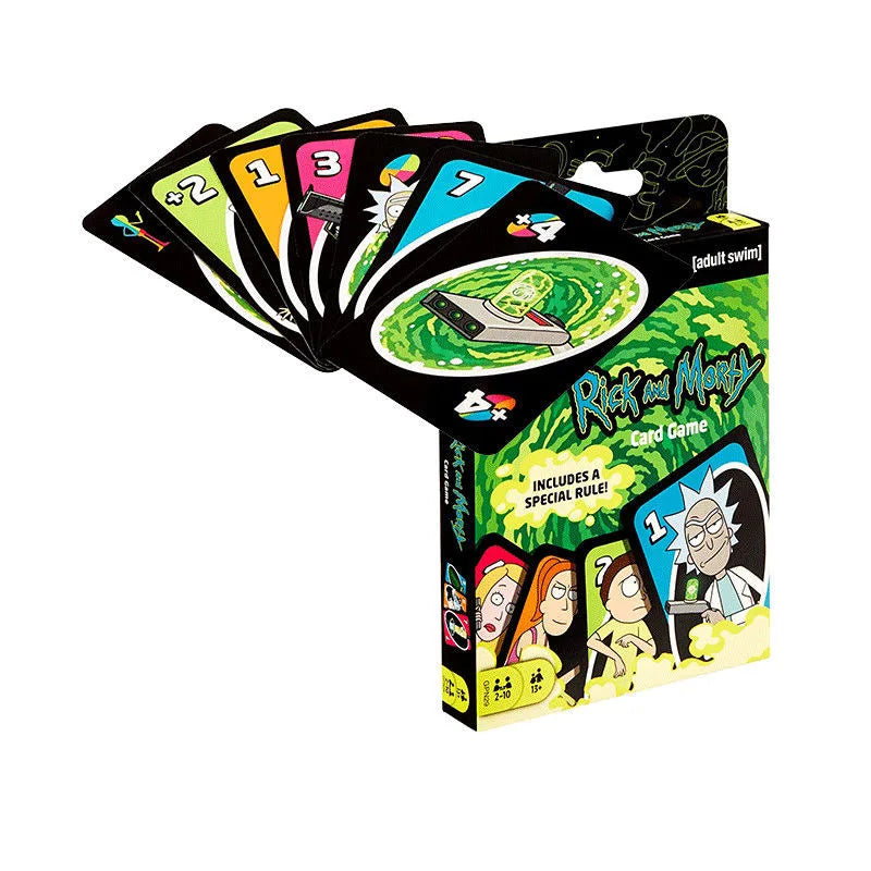 UNO co-branded Rick and Morty cards multiplayer leisure entertainment party desktop chess and card game playing cards wholesale