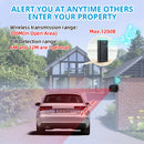 KERUI Wireless Home Alarm Solar Waterproof PIR Motion Sensor Detector Driveway Garage