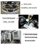15 Meter Heat-resistant Flame Retardant Tape Coroplast Adhesive Cloth Tape For Car Cable Harness Wiring Loom Protection