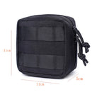VULPO Tactical Mini Multi-purpose MOLLE EDC Tool Pouch Knife Compass Flashlight Card Storage Bag Hunting Camping Micro Waist Bag