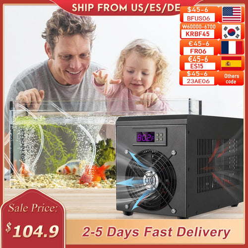 The Tidal Guardian | 60L Aquarium Chiller and Heater 2-in-1 Climate System