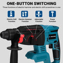 Drillpro Electric Power Tool Set 800N.M Electric Wrench Rotary Hammer 13mm Power Drill 125mm Angle Grinder For Mak 18V