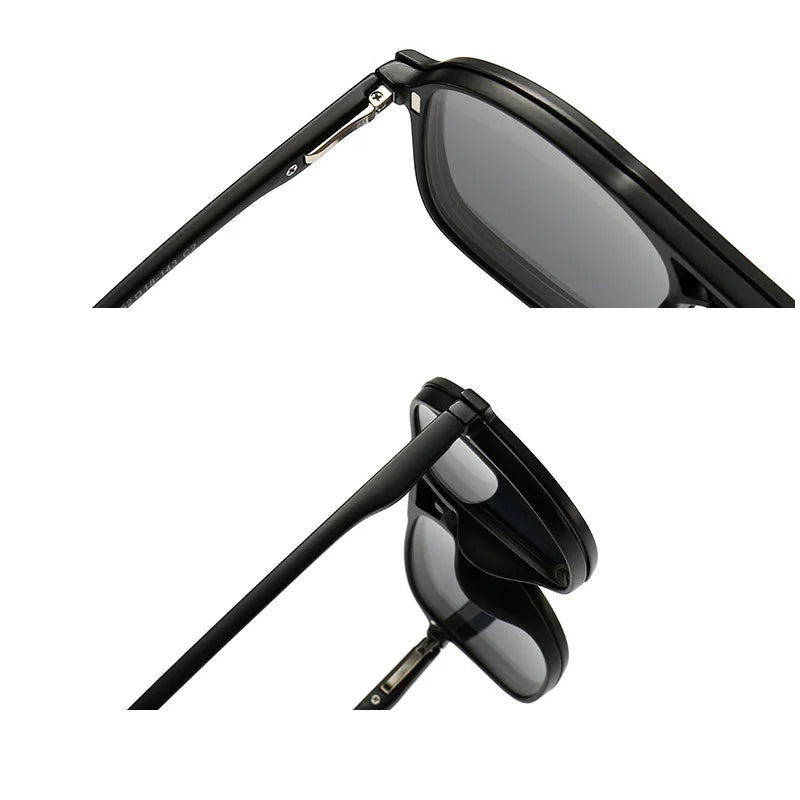 2022 New Mirror Magnetic Attraction Polarized Sunglasses 6 Iin 1 Clip Cycling Glasses Dazzling Polaroid Men Sunglasses Women
