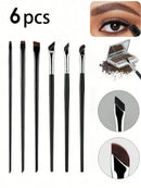 3pcs Makeup Brush Set, Including Angled Eyeliner Brush, Eyebrow Brush, And Ultra-Fine Eyeshadow Brush, Makeup Brush Set, Makeup Brush Kit, Makeup Brush Set, Full Makeup Brushes, Makeup Brush Set, Complete Makeup Tools, Makeup