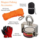 Heavy Duty Neodymium Double-Sided Fishing Magnet Set