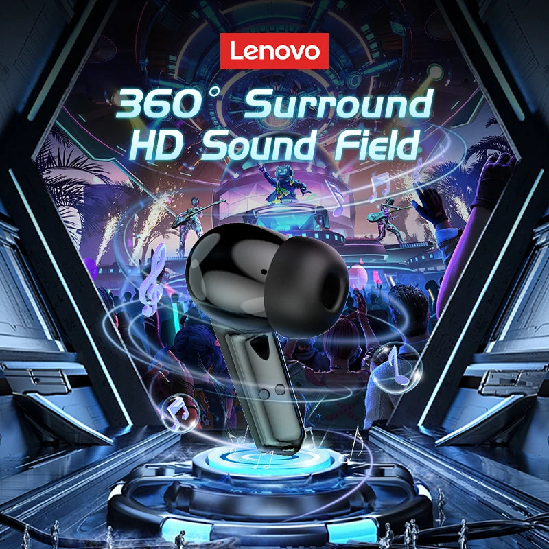 Original Lenovo GM2 Pro Low Latency Earbuds HD Call Dual Mode Gaming 5.3 Wireless Headphones Bluetooth Earphones Long Endurance