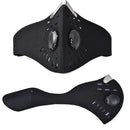 Sports Face Mask with Active Carbon Filter Reusable Washable Anti Fog Mouth Mask Cycling Face Mask Filter MTB Road Protector