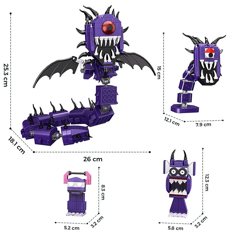 Sprunki Blocks Toys Sprunki Incredibox Building Blocks Model Children's Educational Oren Wenda Building Block Toys for Kids Gift