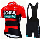 Jersey Sets Cycling Clothing Men 2026 Mtb Male Uniform UCI BORA Man Maillot Men's Shorts Set Mallot Summer Bike Clothes Suit Bib