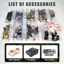 Mould King 20020 Remote Control Germany Leopard 2 Main Battle Tank Technical Car Building Blocks Toys for Kids Christmas Gift