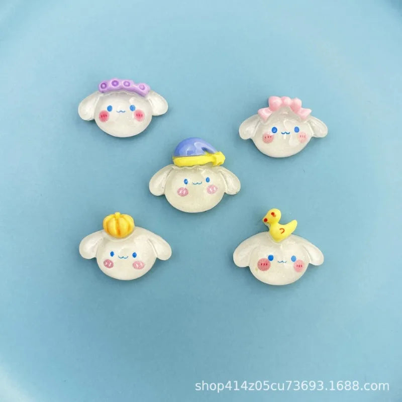 Sanrio Anime 3D Decoration Sticker Cute Cartoon Kuromi Melody DIY Phone Case Water Cup Accessories Material Pack boys Girl Gift