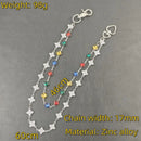 2025 New Model Flower Shape Hip Hop Pants Chain Fashionable Men And Women One's Waist Luxury Accessories Spring Gift