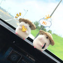 Auto Dekoration Hamster Auto Zubehör Fenster Mittelkonsole Süße Puppe Auto Innenanhänger Armaturenbrett Coole Dekoration