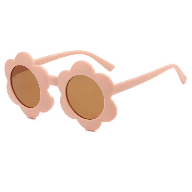 New Fashionable And Sunflower Sunglasses Baby Super Cute Children's UV Protection Multi Color Glasses