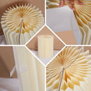 Paper Folding Cylinder Display Rack for Wedding Birthday Party Decor Dessert Table Cake Stand Home Ornaments Ramadan Decoration