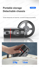 AXNEN AI Auto Following Gimbal Stabilizer 360 Rotation Phone Stand P02 Desktop Tracking Gimbal with Remote for Live Photography