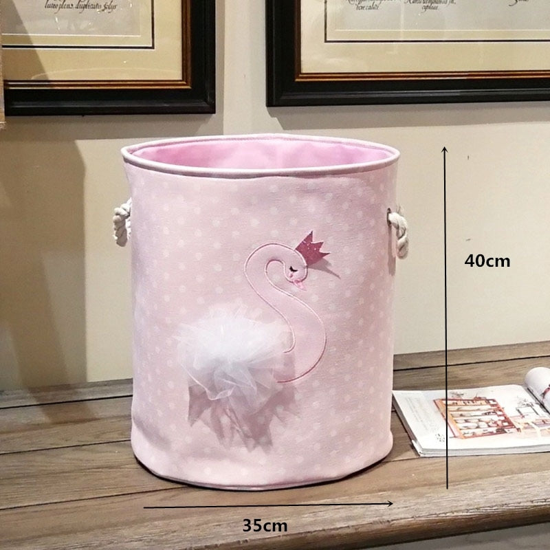 Foldable Laundry Basket for Dirty Clothes for kids baby Toys canvas wasmand large storage hamper kids baby Home Organizer