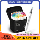 The Honolulu | Professional Alcohol Art Marker Set, 24–320 Colors