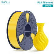 SUNLU 1KG PLA /Clear 3D Printer Filament 1.75mm 1000g Spool (2.2lbs) Neatly Arranged No Knot Filament Fit Most FDM Printer