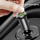 200W Dual-Port Mini USB Auto-Ladegerät Super Fast Charging Zigarettenanzünder 12-24V Aluminiumlegierung Telefon-Ladeadapter