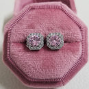 2026 Rosa Silber Farbe Zirkon Ohrstecker Für Frauen Ohrringe Mädchen Party Geschenk 1 Dollar Artikel Gothic kostenloser Versand y2k Schmuck Z7