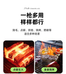 Outdoor Garden Tools BBQ Handheld Large Caliber Fierce Fire Spray Gun Card Portable Fire Gun Smoking Accessories