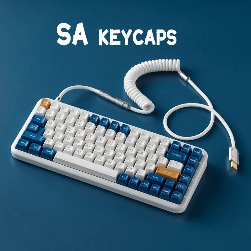 New Arrival SA profile Double shot keycaps ABS Monster Flamingo By the Sea Godspeed GMK theme