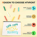 HTVRONT 8/14pcs 12X3ft Multi-Color PU Heat Transfer Vinyl Roll for Cricut T-shirt Printing DIY Iron on HTV Film Christmas Gift