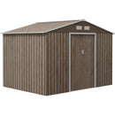 The Holdfast Shed | Outsunny 9 x 6 ft Galvanised Steel Garden Store