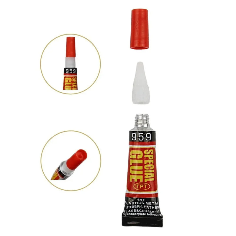 3/12 Pcs Super Glue Liquid Tube 502 Quick Glue Repair Plastic Metal Glass Nail Glue Shoe Repair Superglue Strong Adhesive Uv