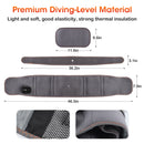 Cordless Hot Waist Belt Massager Lower Back Support Lumbar Protector Back Heated Vibration Massage Waist Brace Relief Pressure