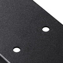 2Pcs Metal Table Legs Iron Desk Bracket Modern Simple Table Foot Accessories for Home Office Bench Desk Table