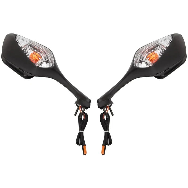 Black Motorcycle Rearview Mirror Side Rear View Mirror With Turn Signal Light For Honda Cbr1000rr 2008 Cbr 1000 rr 1000rr 08-12