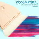 Wooden Handle Goat Hair Paint Brushes Smooth Sanding for Wall 10 Sizes Watercolor Acrylic Oil Painting Drawing Art Supplies