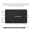 XPPen Deco Mini7 V2 Graphics Tablet 7*4.3 inch Digital Drawing Tablet 8 Key for Android Windows Mac Signature Online Learning