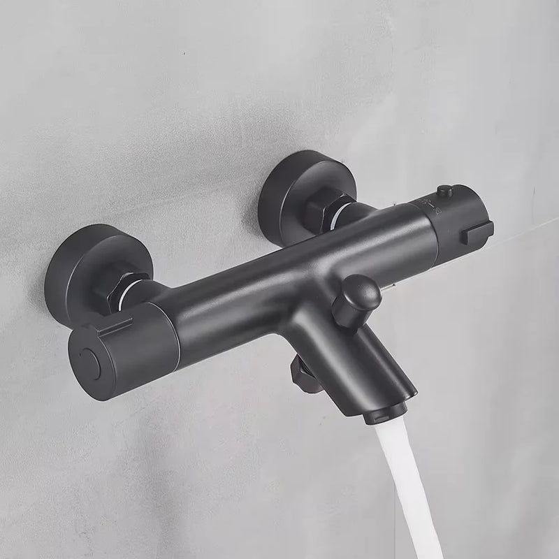 Chrome Bathroom Faucet  Bathtub Facuet  Wall Mounting Cold and Hot Shower Faucet