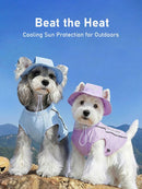 The Canopy Companion | Lightweight Pet Sun Protection Cooling Vest Set