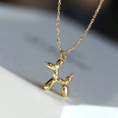 Ladies Fashion New Simple Hip Hop Balloon Dog Pendant Birthday Giftkvn