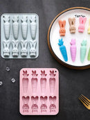 silicone Easter Bunny Mold Easter Cake Cute Carrot Bunny Non-Stick Mould DIY Rabbit Mould for Easter DIY Baking Tool Easter Gift