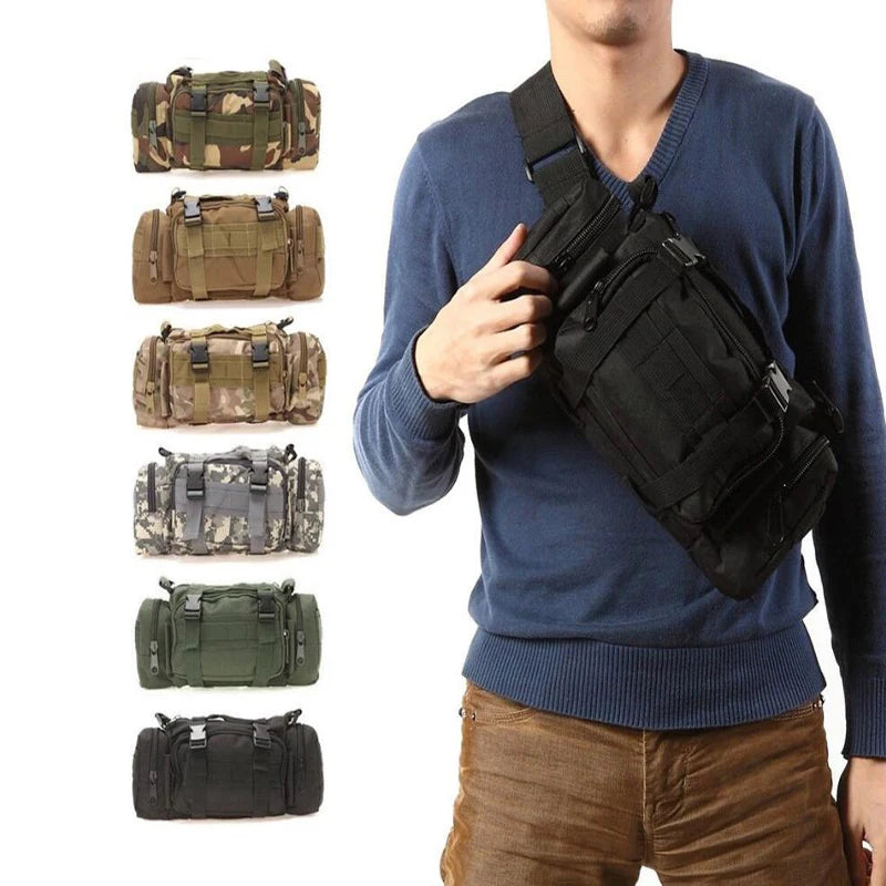 Outdoor Fanny Pack Waist Bag Hunting bag Mochilas Molle Camping Hiking Messenger Bag Chest Bag Fishing Running Camera Bag