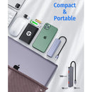 Getatek USB C Hub 10Gbps USB C Splitter 100W Power Charging USB 3.2 Hub for Laptop MacBook Air/Pro iPhone 15/15 Pro/15 Pro Max