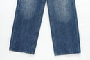 HH Women Trendy Cross Waist Wide Leg Jeans Asymmetrical Button Fly High Waist Baggy Denim Pants For Streetwear Y2K Outfits