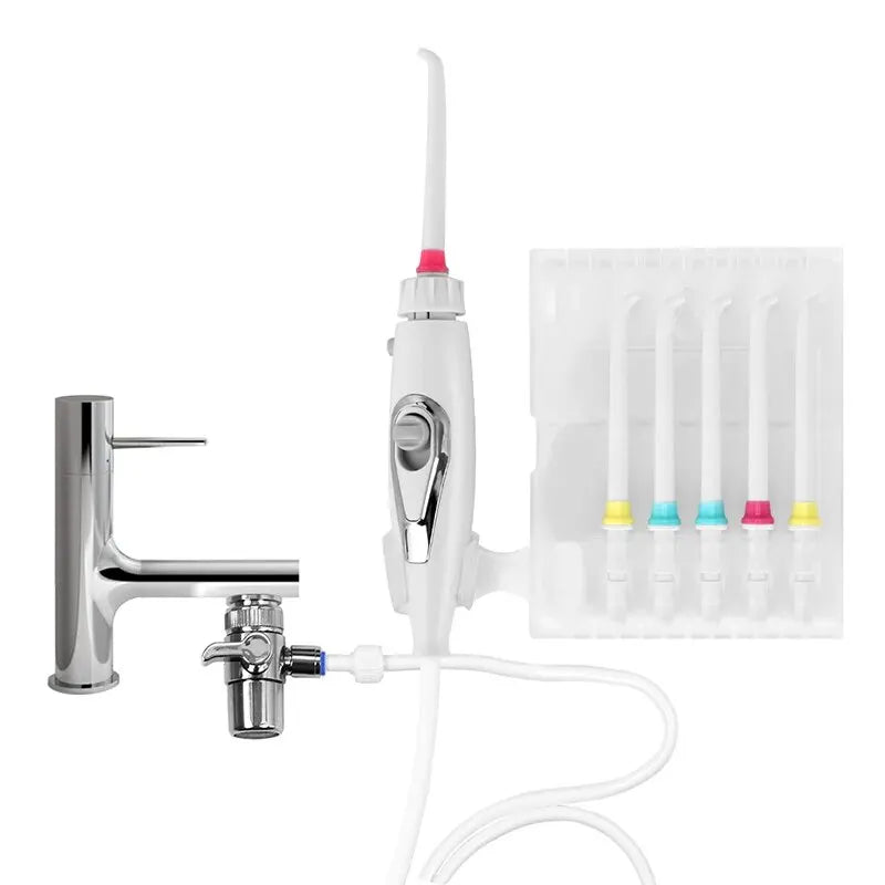 Faucet Oral Irrigator Water Jet For Cleaning Toothpick Teeth Flosser Dental Irrigator Implements Dental Flosser Tooth Cleaner