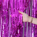 2/3M Party Background Wedding Decoration Foil Fringe Curtain Sequin Bachelorette Photo Backdrop Wall Curtain Birthday BabyShower
