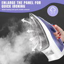 BRIEFNESS Electric Iron Portable Steam Iron, 2400W Powerful Steam Function, Non-stick Stainless Steel Soleplate,350ml Water Tank