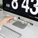 Bview Art Computermonitor Work Memo Haftnotizbrett Bürotisch Bildschirmrahmen Monitorseite Transparenter Kantenclip