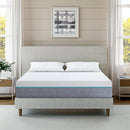 Queen Mattress 14 Inch, Charcoal Gel Memory Foam Mattress Bed in a Box,  Made in USA, Medium Firm, CertiPUR-US Certified, White