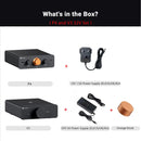 Fosi Audio P4 HiFi Preamplifier: 3 RCA Inputs, EQ/Bypass, Swappable Op-Amps, Treble & Bass Tone Control For Audiophile Systems